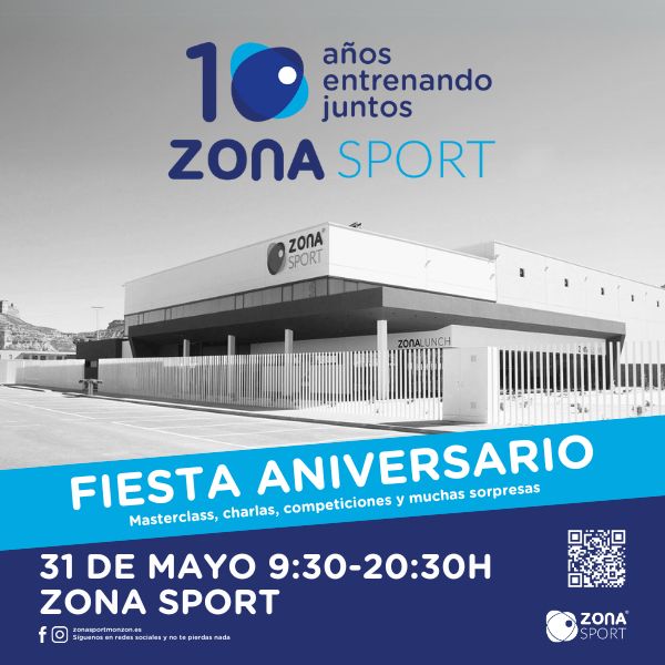 Cartel aniversario Zona Monzon